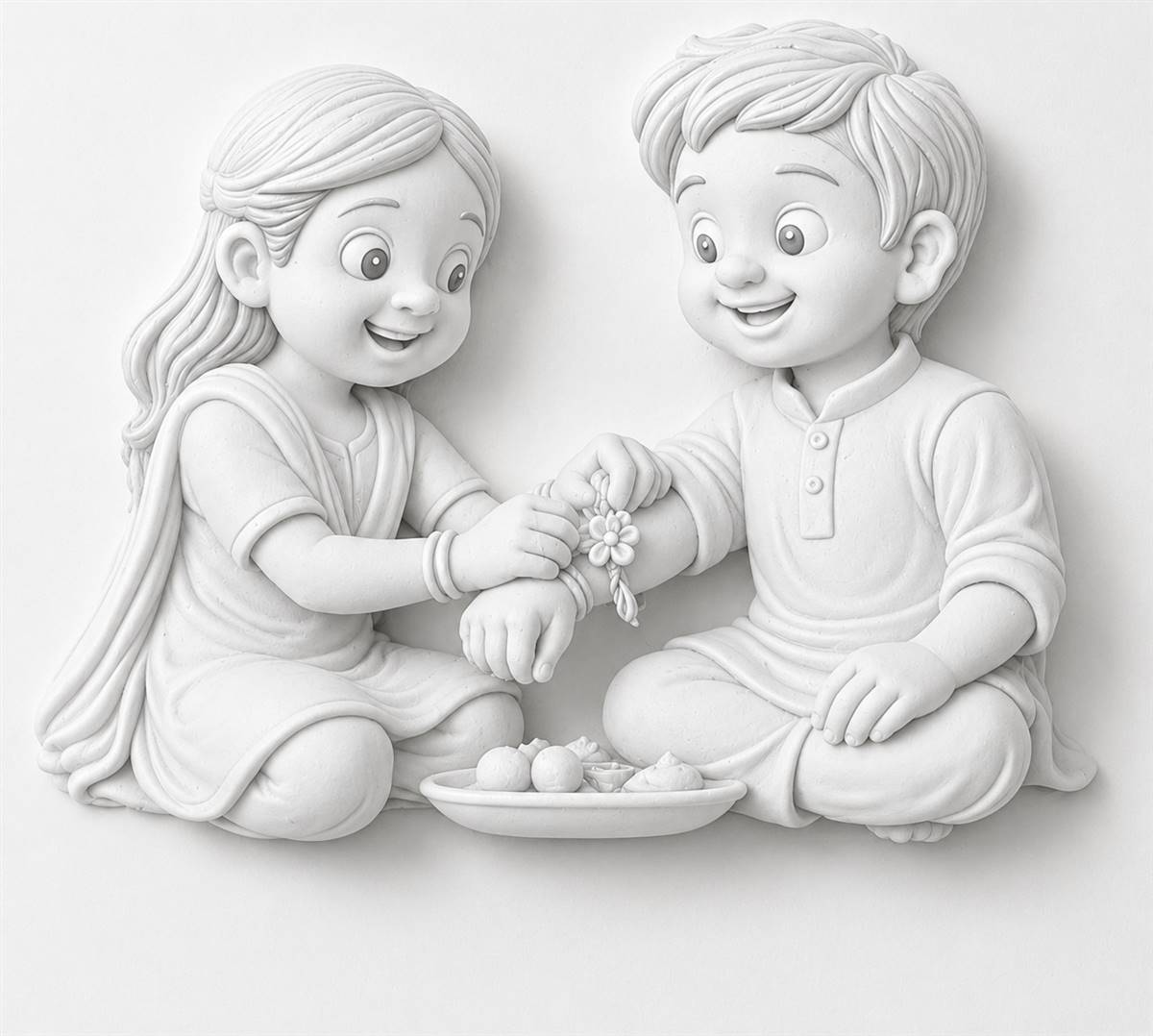 Raksha Bandhan Sibling Painting Kit image 2